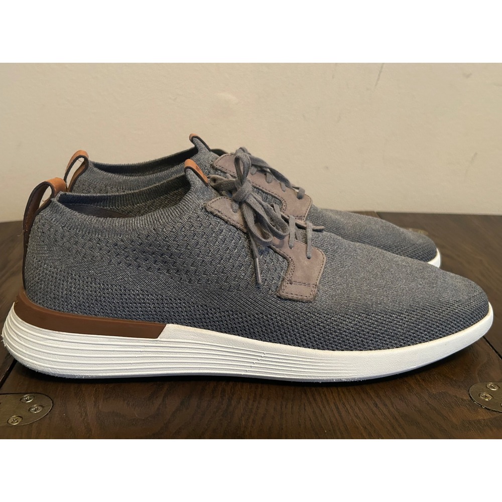 Wolf &‎ Shepherd Gray Swift Knit Derby CasualSneakers Unisex Men's 10 Women's 12